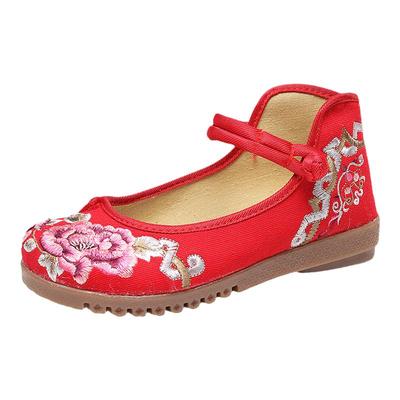 老北京布鞋牛筋底妈妈鞋单鞋女鞋