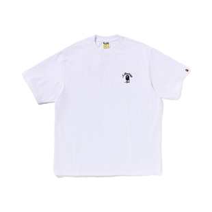 BAPE男装25年春夏猿人字母刺绣标短袖T恤110304O