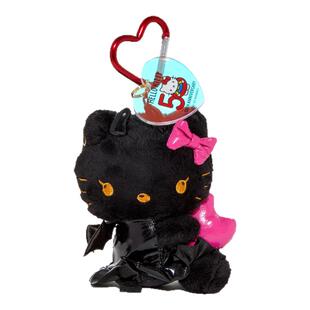 美国50周年hellokitty正版黑天使凯蒂猫kt猫公仔玩偶毛绒书包挂件