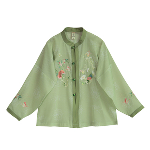 清水溪汉初『婴香』原创改良汉服女童装圆领对襟上衣松紧腰马面裙