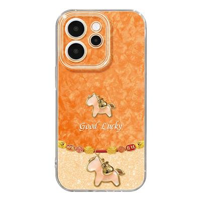 适用opporeno15手机壳女款reno14pro+保护套13全包9pro硅胶8防摔reno7se高级oppo软壳12橙色11外壳马年10新年