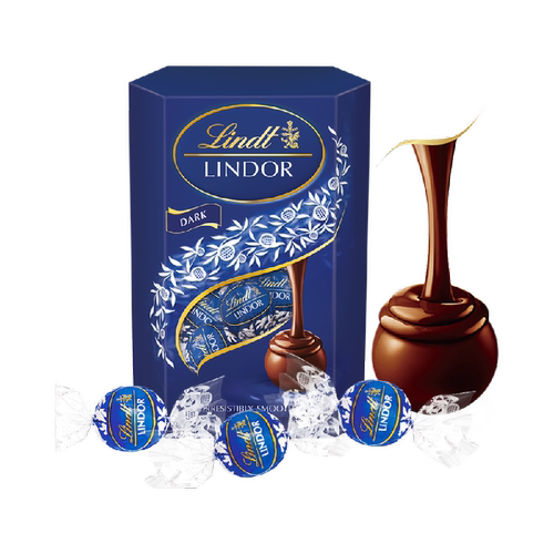 【正品】Lindt瑞士莲软心45%黑巧克力分享装200g