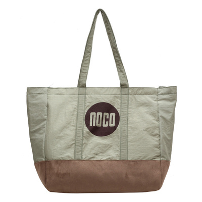 北潮单肩托特包轻便大容量收纳袋