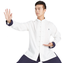 男棉麻春秋中国风太极拳比赛太极服1
