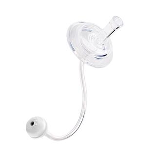 适用贝亲奶瓶通用水杯头宽口径nuk变学饮杯吸管组替奶嘴喝水喝奶