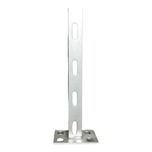 角钢立柱热镀锌带孔支撑托臂能角钢配件含底座支撑桥架托架支撑架