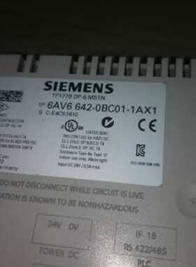 议价西门子S7-1200 全新原装正品现货TP177B触摸屏6AV6642-0BC01-