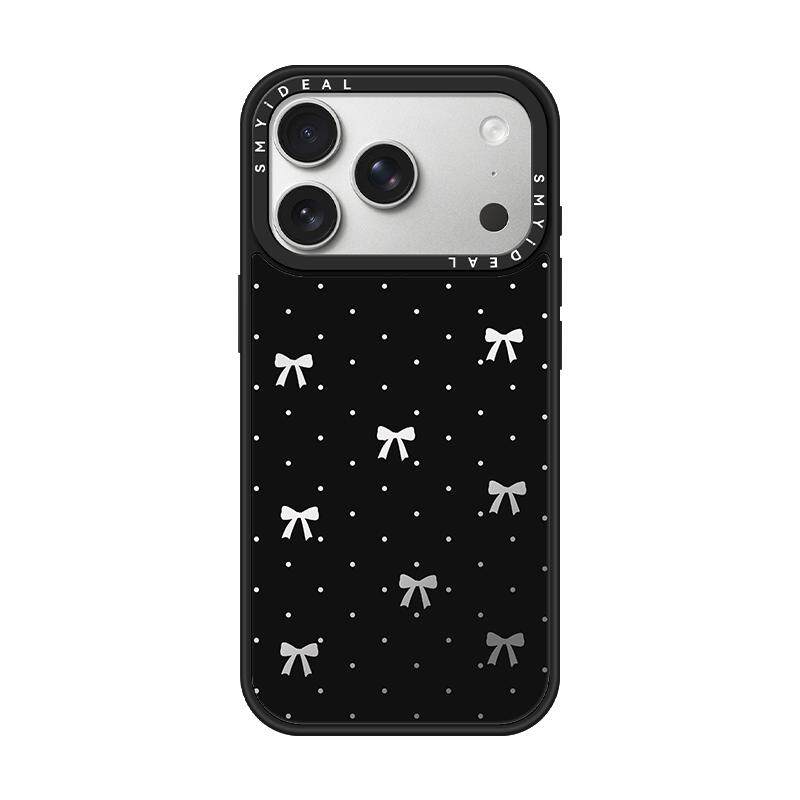 波点蝴蝶结适用iPhone17Promax手机壳14磁吸苹果16Pro外壳15新12小众13华为mate70小米17荣耀magic8vivox300