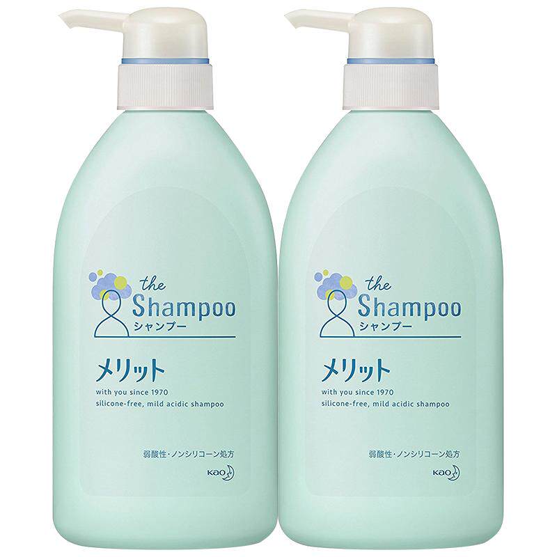 淘宝秒杀 花王 KAO merit 无硅油 控油 植物性  洗发水 450ml*2瓶