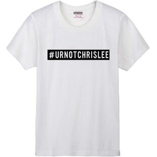 李宇春2015whyme演唱会 URNOTCHRISLEE同款短袖T恤 宽松纯棉衣服