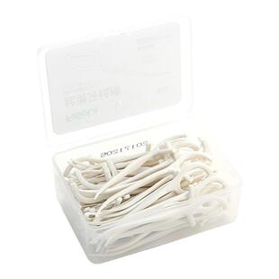 FaSoLa牙线棒盒装50支家庭装超细一次性牙签线随身剔牙线顺滑牙线