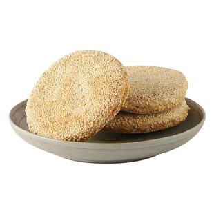 红糖空心饼四川什邡特产芝麻饼脆饼地方小吃美食老式怀旧传统零食