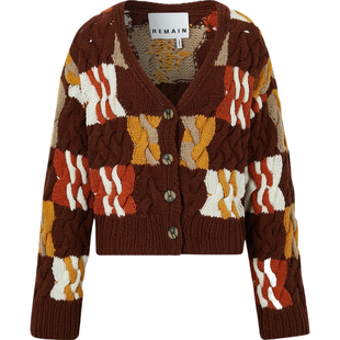 【折扣】REMAIN BIRGER CHRISTENSEN 女士秋冬针织混纺开襟衫