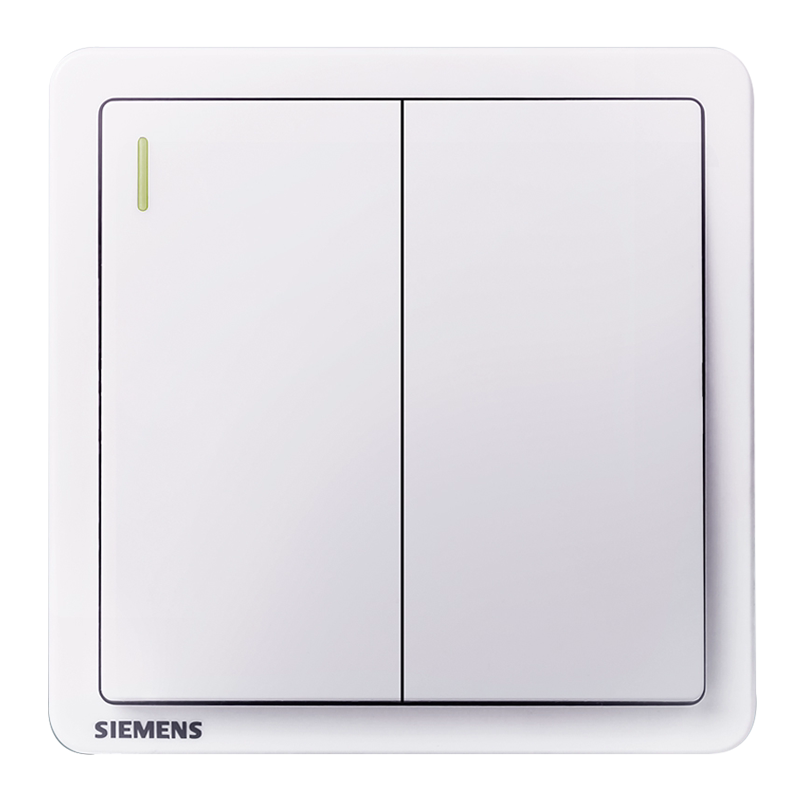 西门子开关面板套装蕴越白色86型超薄16a三孔五孔usb皓彩超薄系列