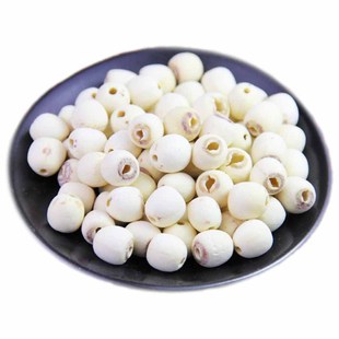 尚膳坊湘潭莲子500g实心莲子带芯磨皮白莲特产包邮