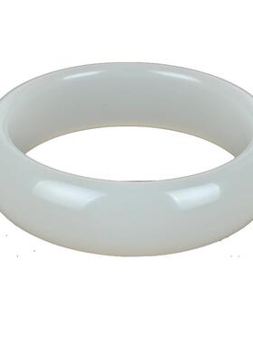 玉翡缘玉器新疆和田玉玉手镯 料白油润 57.1mm