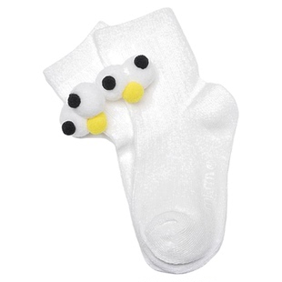 m1m2儿童品牌袜子男女宝宝四季袜大眼萌彩虹中筒袜1-12岁