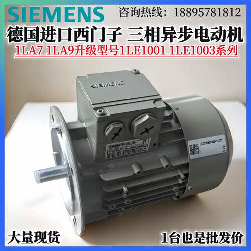 议价进口西门子电机1LE10030BB222FA4Z0.12KW4PB5三相茵梦达电动