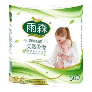 雨森对卷300克5包10卷卫生纸
