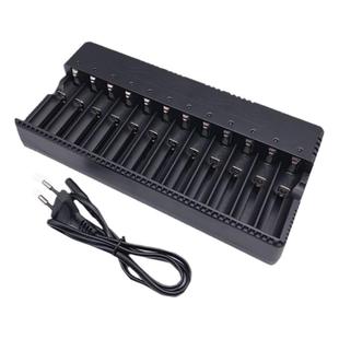 新款18650充电器多口快充3.7V4.2V锂电池通用 强光手电头灯充电器