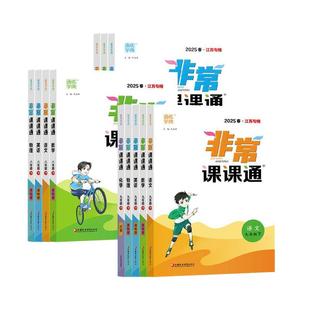 2025春初中非常课课通江苏专用七八九年级下册语文数学英语物理课堂笔记同步教材讲解苏科译林版初一二三同步教辅练习册通城学典