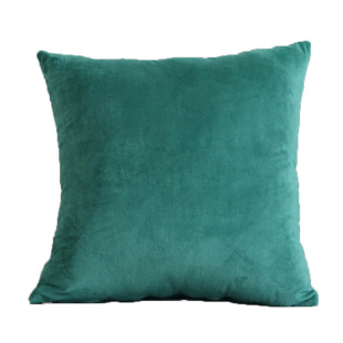 毛绒纯色抱枕靠垫沙发客厅卧室床上大靠背套40x40不含芯可定制