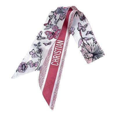 时尚长条细丝巾女绑包包发带装饰