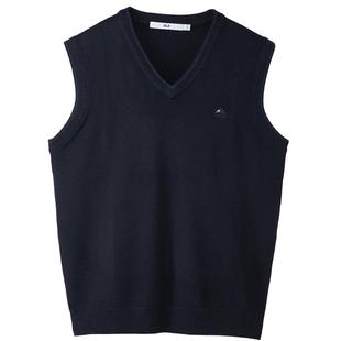 HLA/海澜之家套头V领针织背心秋冬包芯纱柔软亲肤内搭马甲男