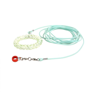 新款鹦鹉放飞绳不伤脚超轻训练虎皮玄凤八哥脚环脚链遛鸟飞行绳