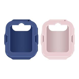 适用于华为儿童手表4pro保护壳表带电话手表4Pro软壳男女硅胶卡通印花表壳防摔保护套可爱腕带替换带