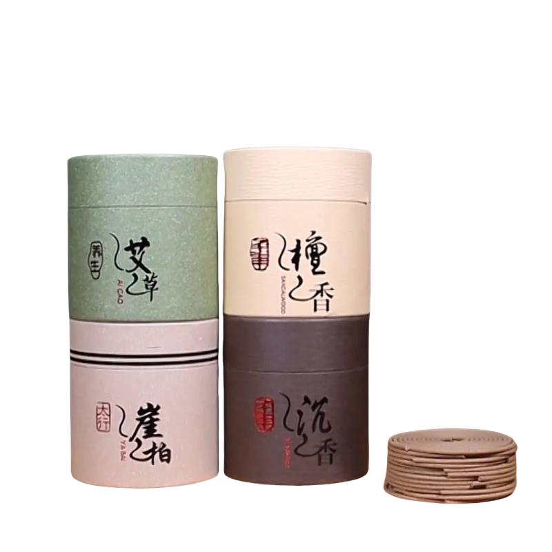 天然檀香沉香艾草盘香礼佛香卧室卫生间持久驱除蚊虫除臭薰香蚊香