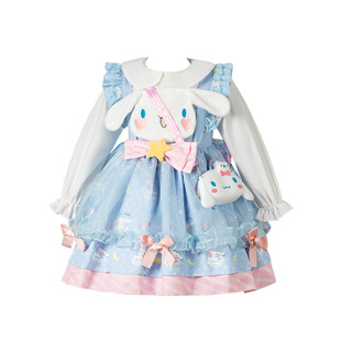 D.Bkyer女童公主裙春装洛丽塔玉桂狗大耳朵衣服生日礼物裙子冬装