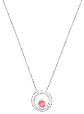 昆庭Idole情侣珠宝石纯银项链