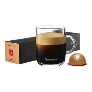 Nespresso奈斯派索胶囊咖啡 Vertuo梅乐奇欧低因黑咖啡浅烘10颗装