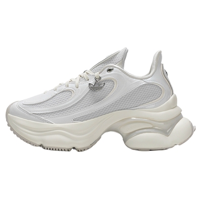 阿迪达斯三叶草女鞋厚底休闲鞋25冬季新款运动鞋低帮透气HQ2676