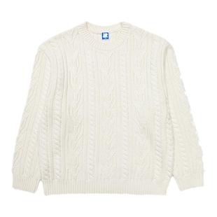 UNDEFEATED五条杠官方冬季新品CNY蛇年限定蛇纹肌理设计圆领毛衣