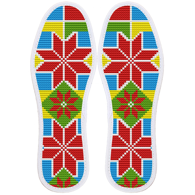 蒙娜丝2025新款包邮十字绣鞋垫