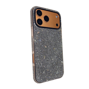 爆闪满钻适用苹果17promax手机壳水钻iPhone17air奢华闪亮16pro高级感13边框带钻15plus保护套14max外壳新款