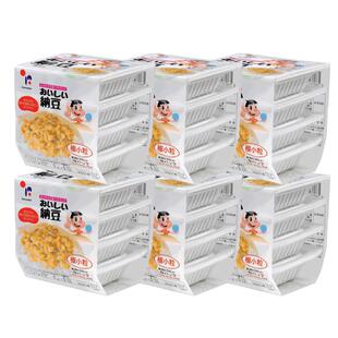 纳豆 日本原装进口山大纳豆即食拉丝6组24盒组合冷冻极小粒北海道