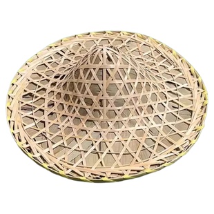 斗笠舞蹈道具云销雨霁古典舞跳舞专用手工竹编古风帽子斗笠表演出