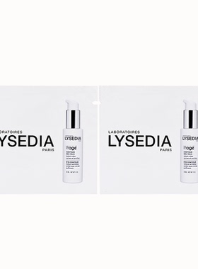 【U先试用】lysedia蓝莲花保湿紧致眼霜焕亮滋润红参面霜2ml*2