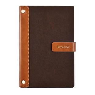 高端商务笔记本子定制礼盒套装皮质复古记事本加厚办公简约企业本子订做工作会议记录本日记本a5可印logo