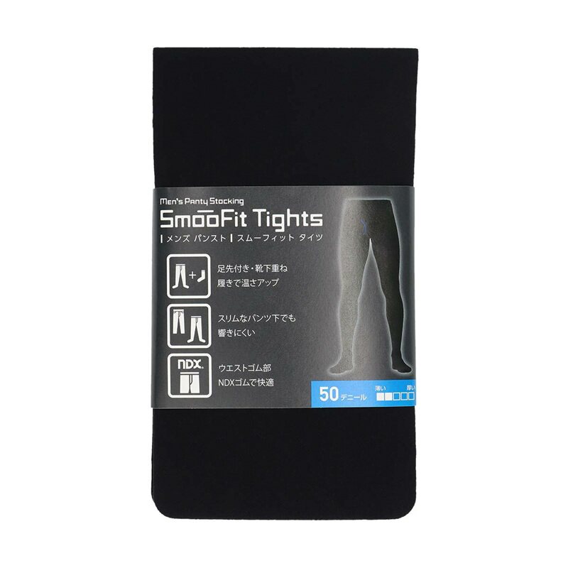 NAIGAI日本进口50D薄款连裤袜男