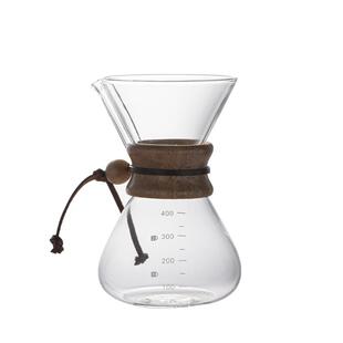 咖啡分享壶滴漏式手冲咖啡壶套装玻璃挂耳咖啡过滤漏斗滤杯带刻度