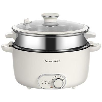 扬子微压电煮锅宿舍电锅电炒菜炒锅蒸煮一体锅多功能家用电热火锅