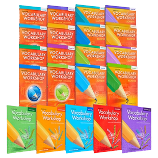 Sadlier Vocabulary Workshop Student Leve A to H 词汇工作坊学生书 英文原版小学初中高中英语单词练习册进口教材教辅书 2