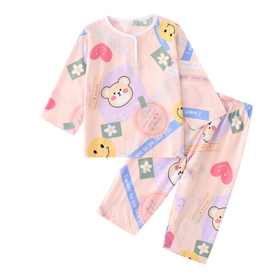 短袖短裤绵绸家居服薄款休闲夏季