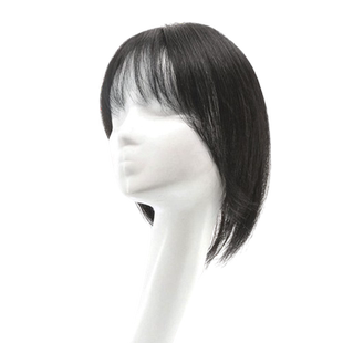 假发片mono网透气辫子发假发隐形增发量蓬松补发片真发遮头顶白发