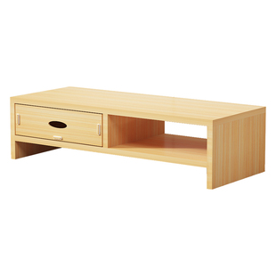 台式电脑增高架带抽屉办公室桌面置物架收纳显示器屏底座工位支架