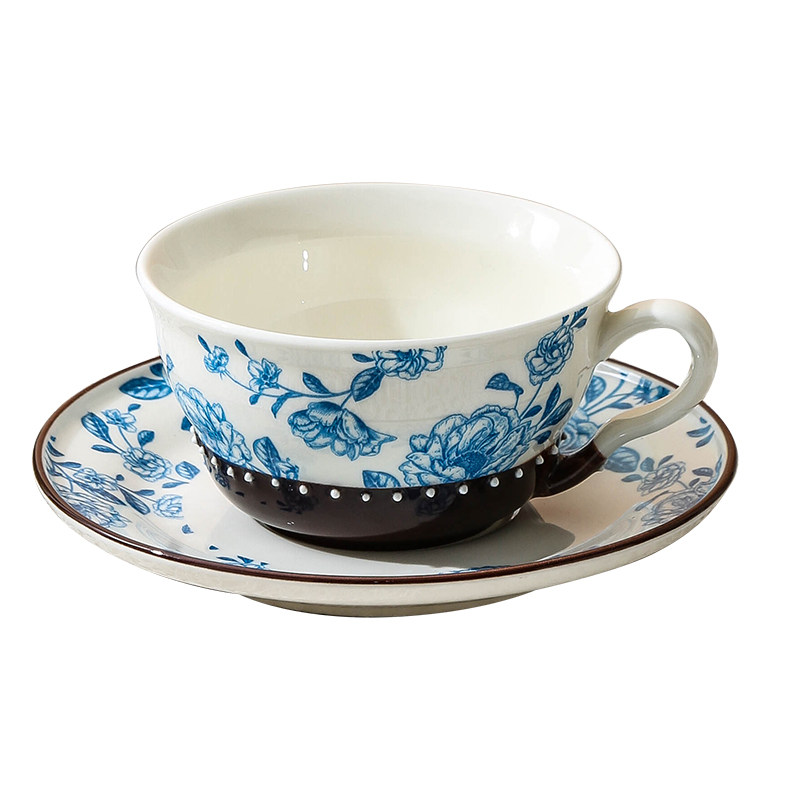 中古风Vintage陶瓷咖啡杯